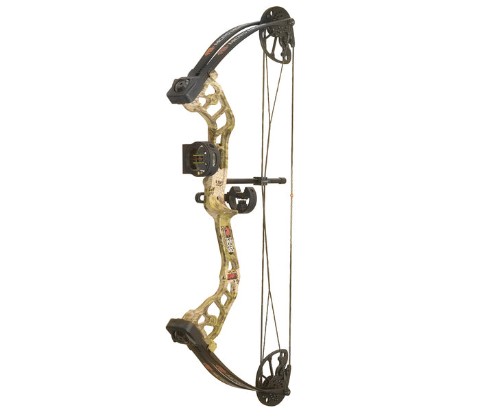 PSE Compound Bow Micro Midas Package RH (8#-29#)-(14.5"-24.75") 70% Let-Off